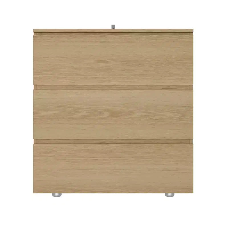 Famapy 3 - Drawer Cabinet Dresser Chest,Large Nightstand: Sleek Design, Ample StorageIdeal for Home