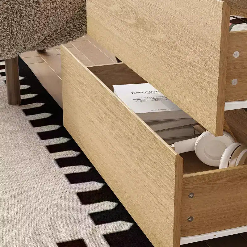 Famapy 3 - Drawer Cabinet Dresser Chest,Large Nightstand: Sleek Design, Ample StorageIdeal for Home
