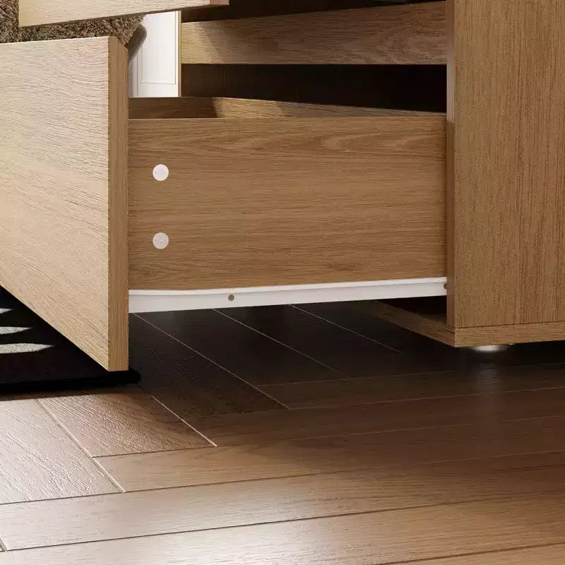 Famapy 3 - Drawer Cabinet Dresser Chest,Large Nightstand: Sleek Design, Ample StorageIdeal for Home