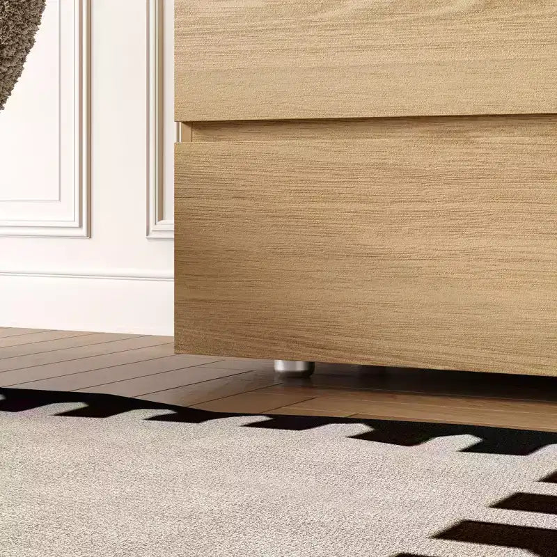Famapy 3 - Drawer Cabinet Dresser Chest,Large Nightstand: Sleek Design, Ample StorageIdeal for Home
