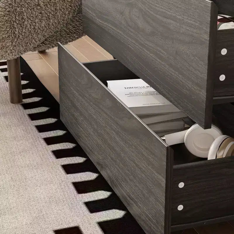 Famapy 3 - Drawer Cabinet Dresser Chest,Large Nightstand: Sleek Design, Ample StorageIdeal for Home