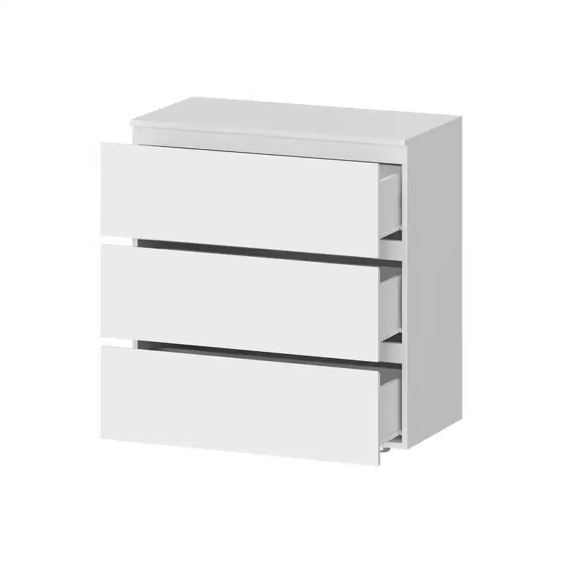 Famapy 3 - Drawer Cabinet Dresser Chest,Large Nightstand: Sleek Design, Ample StorageIdeal for Home