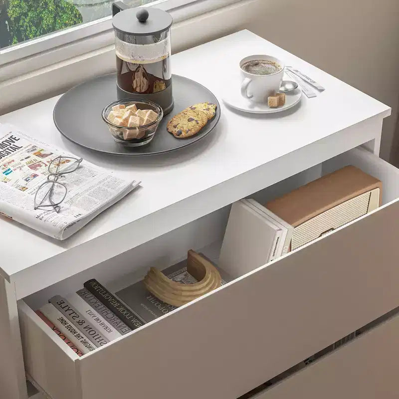 Famapy 3 - Drawer Cabinet Dresser Chest,Large Nightstand: Sleek Design, Ample StorageIdeal for Home
