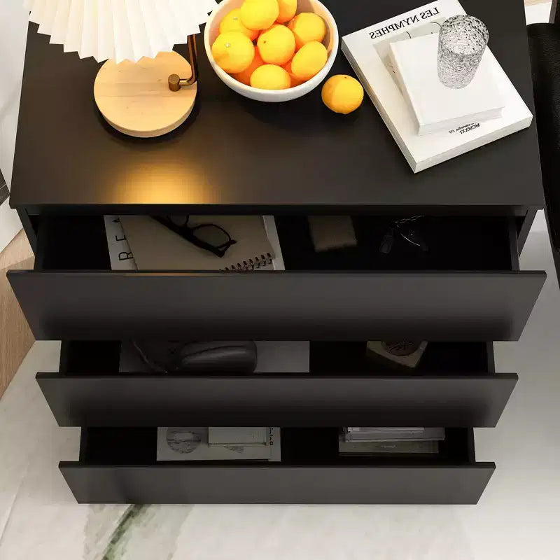 Famapy 3 - Drawer Cabinet Dresser Chest,Large Nightstand: Sleek Design, Ample StorageIdeal for Home