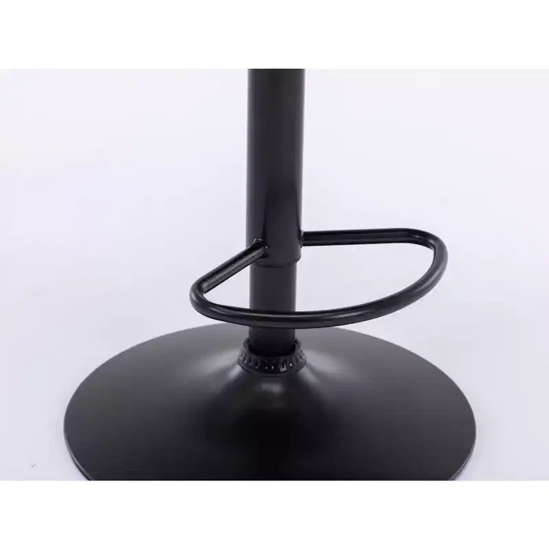 MAYEERTY Swivel Velvet Barstools - Adjustable Seat Height 25-33 Inch, 17.7 Inch Base, Tufted Backs, , Set of 2